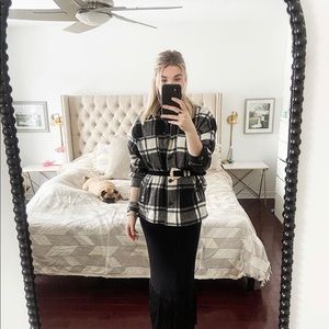 Zara flannel size medium